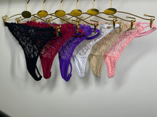 Load image into Gallery viewer, Strap Up Lace G-String
